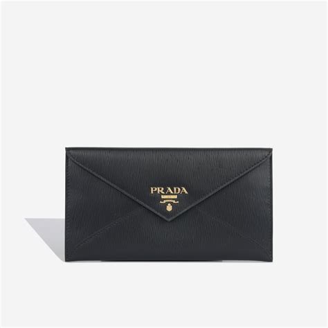 black prada envelope wallet|Prada wallet price list.